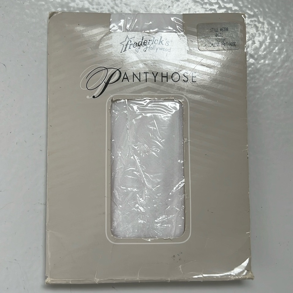 Vintage 1995 Frederick’s Of Hollywood Crotchless Pantyhose NWT